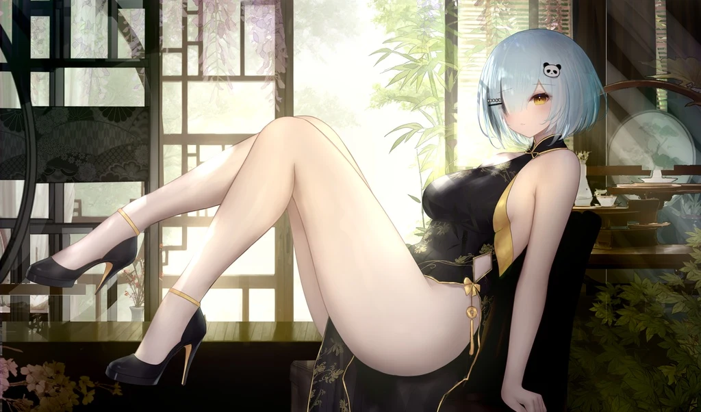 Original, Blue Hair, Blush