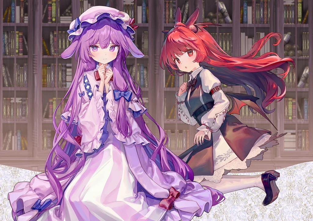 Touhou, Koakuma, Patchouli Knowledge