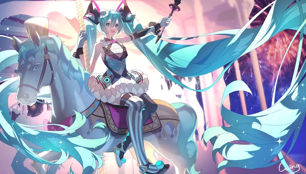 Vocaloid, Hatsune Miku, Aqua Eyes