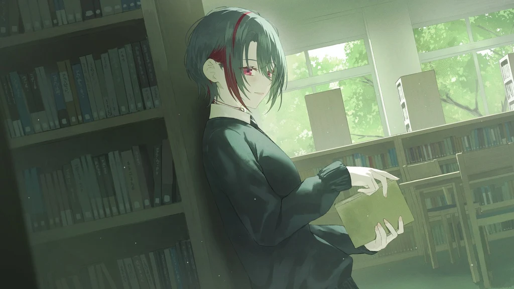 Aogiri Koukou, Tsukiyuki Ibuki, Black Hair