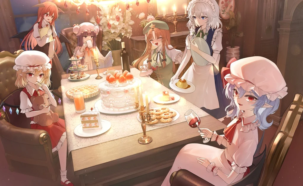 Touhou, Flandre Scarlet, Hong Meiling