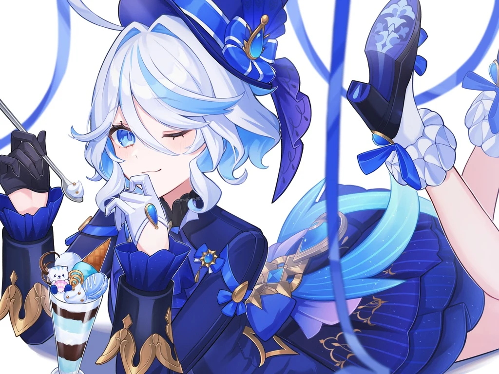 Genshin Impact, Furina, Blue Eyes