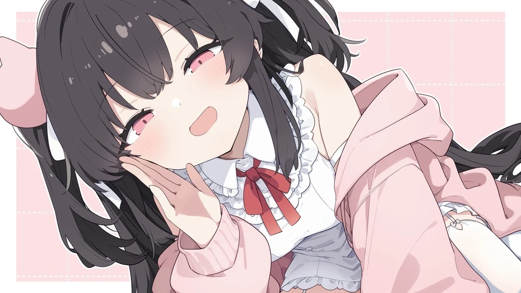 Indie Virtual Youtuber, Reikira, Black Hair