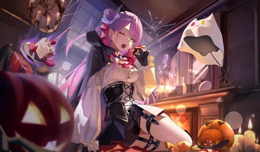 Hololive, Tokoyami Towa, Blush