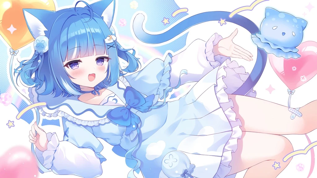 Indie Virtual Youtuber, Kurageu Roa, Animal Ears