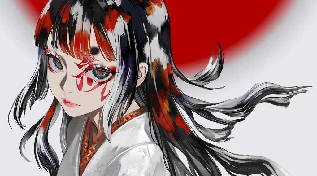 Original, Black Hair, Blue Eyes