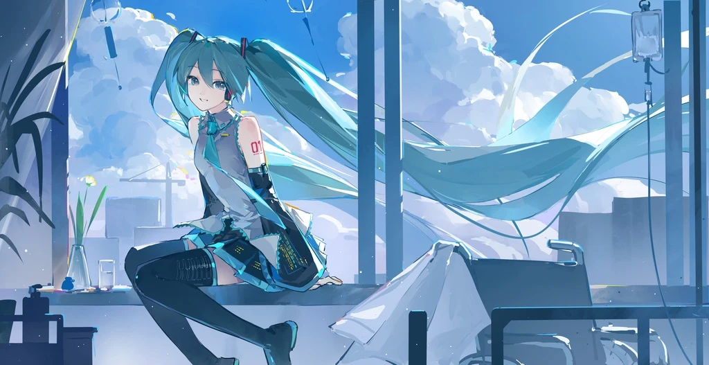 Vocaloid, Hatsune Miku, Aqua Eyes