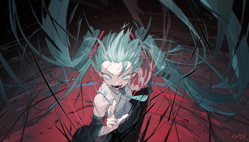Vocaloid, Hatsune Miku, Aqua Eyes