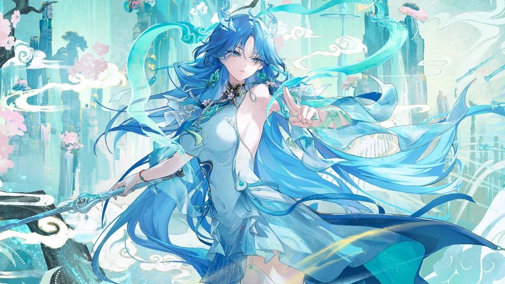 Wuthering Waves, Qingxiao, Blue Eyes