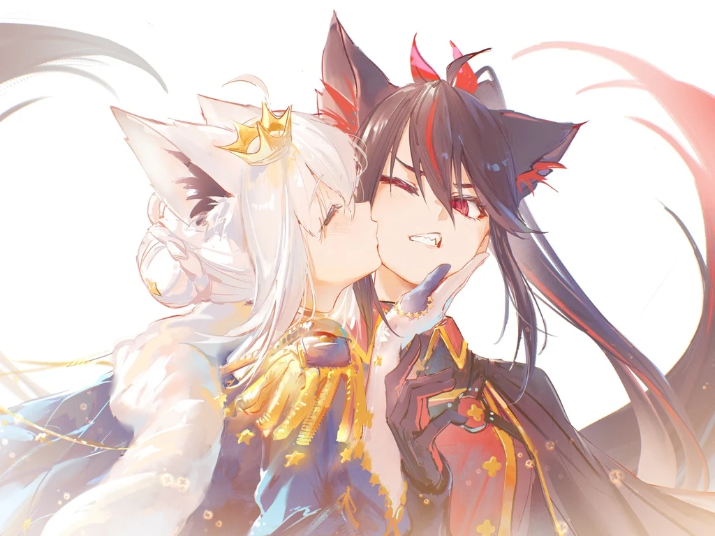 Hololive, Kurokami Fubuki, Shirakami Fubuki