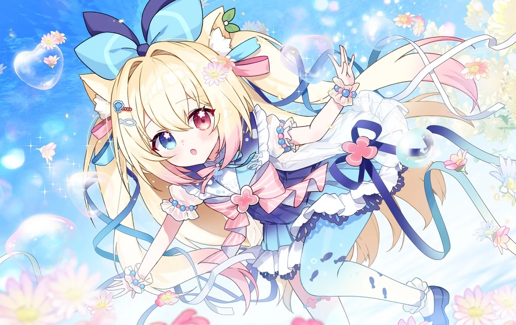 Original, Animal Ears, Bicolored Eyes