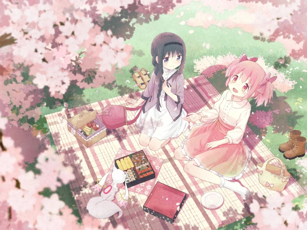Mahou Shoujo Madoka Magica, Akemi Homura, Kaname Madoka
