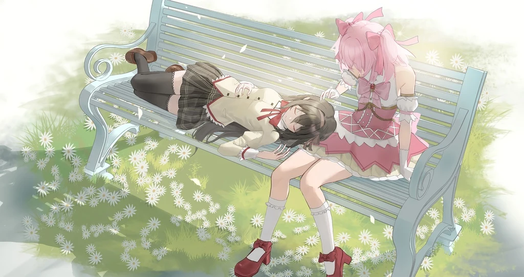 Mahou Shoujo Madoka Magica, Akemi Homura, Kaname Madoka