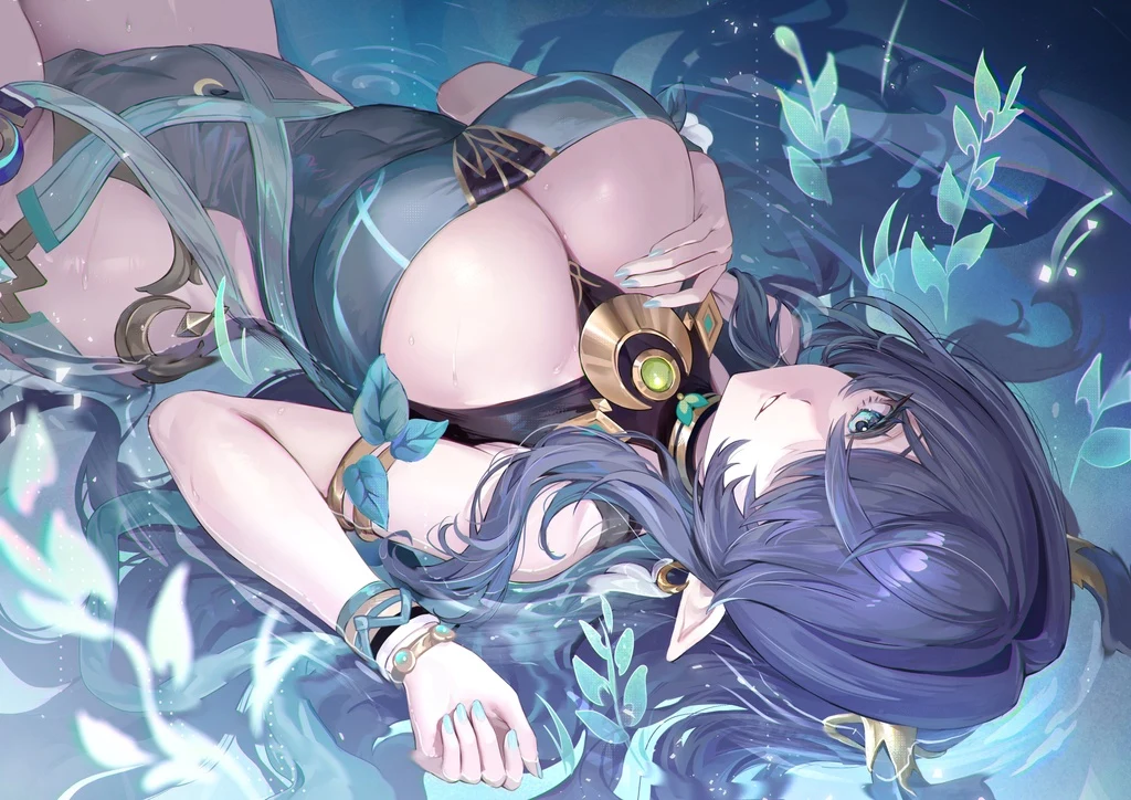 Genshin Impact, Lauma, Aqua Eyes