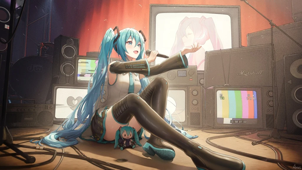 Vocaloid, Hatsune Miku, Aqua Eyes