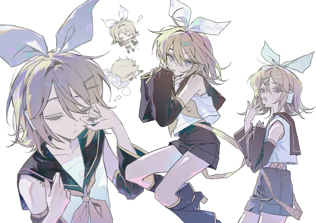 Vocaloid, Kagamine Rin, Blonde Hair