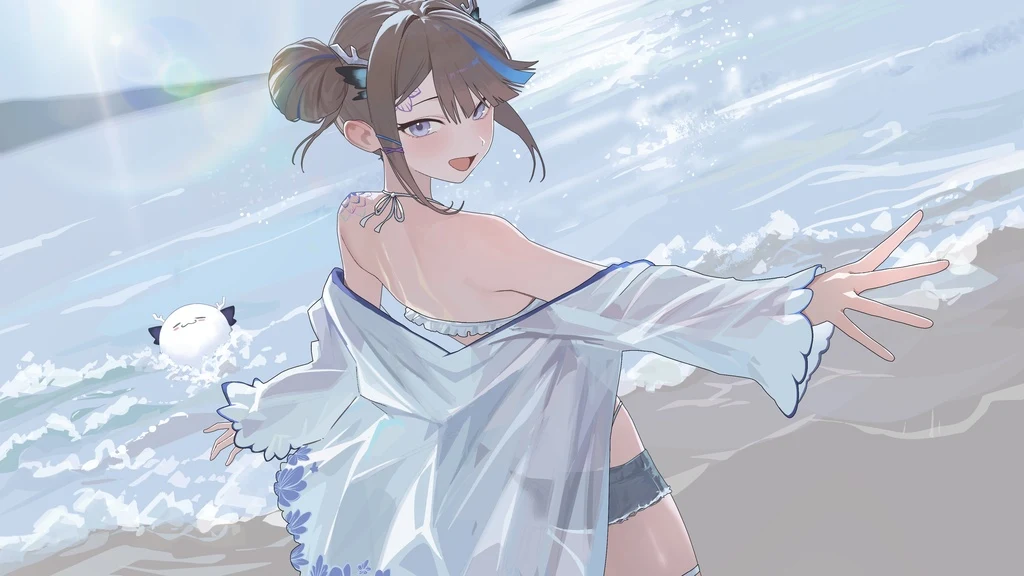 Stellive, Airi Kanna, Beach
