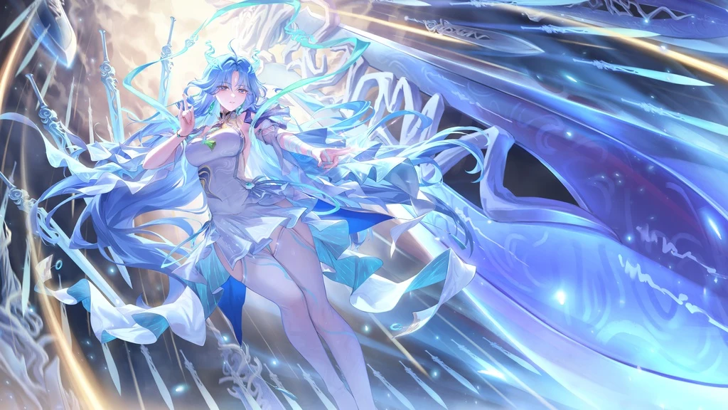 Wuthering Waves, Qingxiao, Blue Eyes