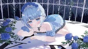 indie virtual youtuber, tagme (character), blue eyes #180