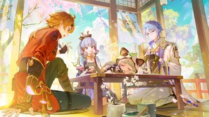 genshin impact, kamisato ayaka, kamisato ayato #629