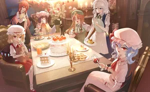 touhou, flandre scarlet, hong meiling #251