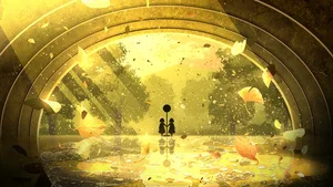 original, 2girls, autumn #24