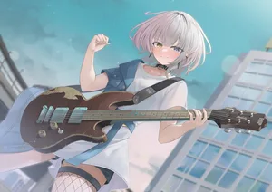bang dream!, kaname rana, bicolored eyes #234