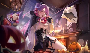 hololive, tokoyami towa, blush #77