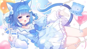indie virtual youtuber, kurageu roa, animal ears #523