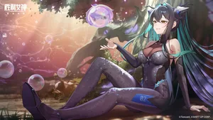 goddess of victory: nikke, little mermaid (nikke), black hair #200
