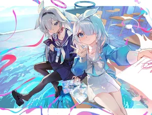 blue archive, arona (blue archive), plana (blue archive) #382
