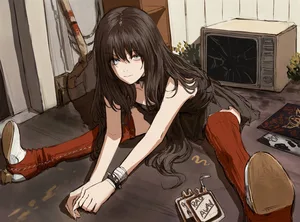 original, bandage, black hair #317