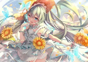vocaloid, hatsune miku, aqua eyes #983