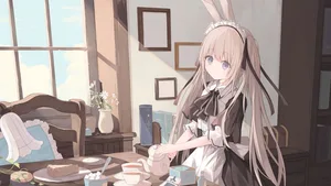 original, animal ears, apron #781