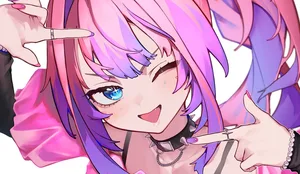 hololive, kikirara vivi, blue eyes #717