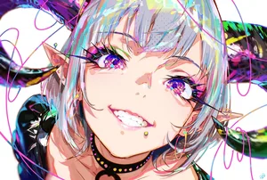 choker, close, demon #812