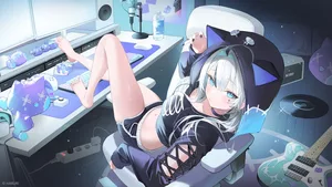 indie virtual youtuber, kamishiro kiri, animal ears #830