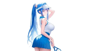 goddess of victory: nikke, arcana (nikke), blue hair #839