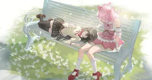 mahou shoujo madoka magica, akemi homura, kaname madoka #552