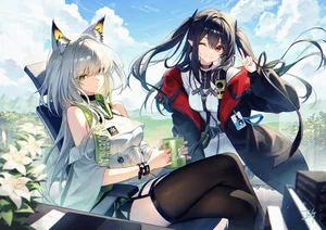 arknights, closure (arknights), kal'tsit (arknights) #15