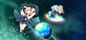 aliasing, black hair, blonde hair #56