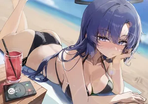 blue archive, hayase yuuka, ass #42