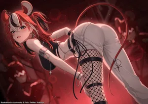 hololive, hakos baelz, animal ears #771
