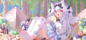 original, animal ears, blush #442