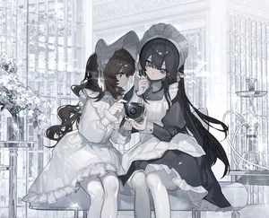 original, 2girls, 3d #183