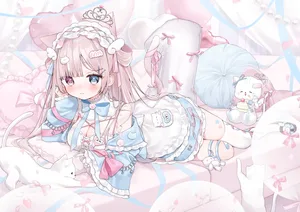 animal, animal ears, apron #296