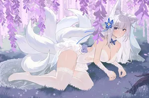 azur lane, shinano (azur lane), animal ears #574