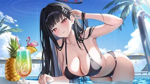 blue archive, tsukatsuki rio, bikini #905