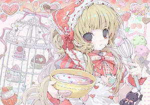 original, apron, blonde hair #838