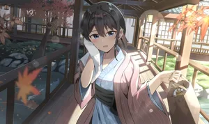 original, autumn, black hair #255